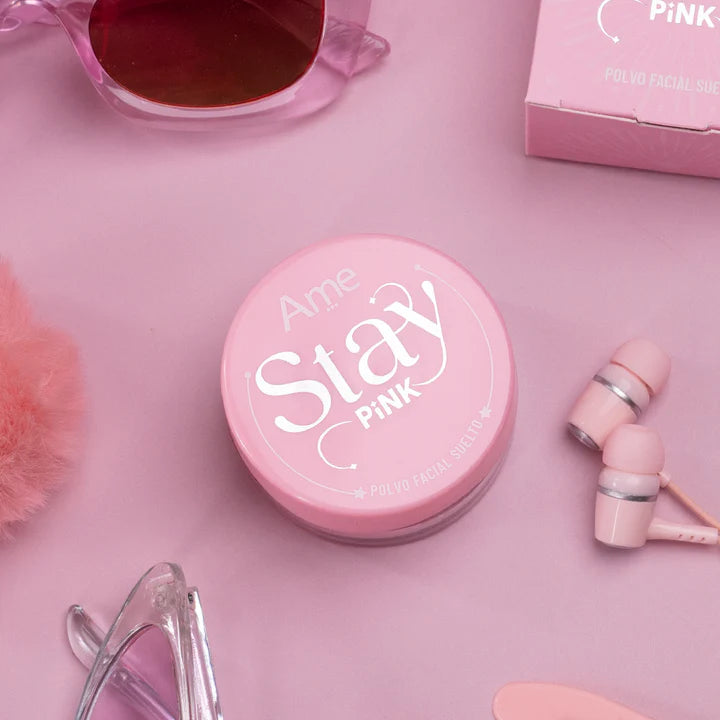 POLVOS SUELTOS ROSADOS STAY PINK AME