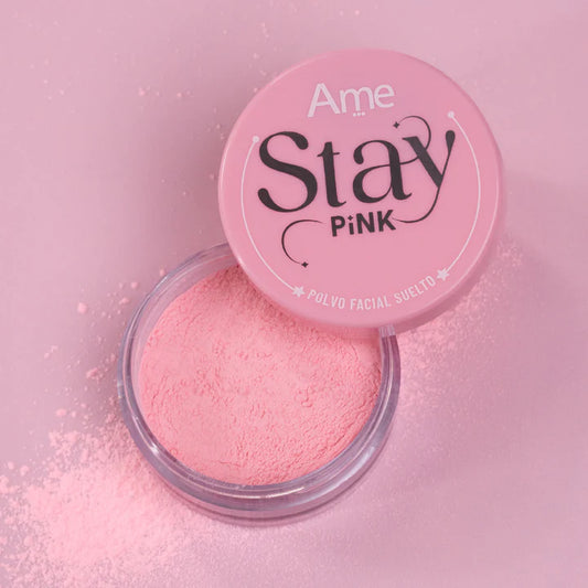 POLVOS SUELTOS ROSADOS STAY PINK AME